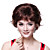  Capless Brown Elegant Short Wig of High Quality