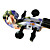  Kinglos - (DSZA-1101) Ebony Parts Electric Violin with Case/Rosin/Bow/Headphone/Cable (Water-lily Design)