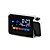  Modern Style Colorful Screen Projection Design Mute Alarm Clock 6"