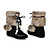  Suede Low Heel Ankle Boots With Braided Strap Party / Evening Shoes (More Colors)