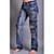  Men's Straight Zipper Pockets Jeans