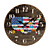  American Country Wall Clock