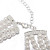  Gorgeous Clear Crystals And Imitation Pearls Jewelry Set,Including Necklace And Earrings