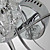  Artistic Aluminum Flush Mount With 6 Lights