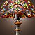  Tiffany-style Floral Bronze Finish Table Lamp(0923-TF1)