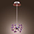 Lámpara Chandelier de Cristal con 6 Bombillas - BEVERLEY