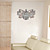  Contemporáneas de pared de cristal con 6 luces LED Lights cromado