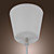  60W Floral Pendant Light in Petal Featured Shade
