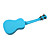  Smile - (Blue) Plywood Basswood Soprano Ukulele with Gig Bag and Picks
