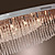  Modern Crystal Flush Mount with 24 Light