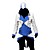  cosplay kostume inspireret af Assassins Creed iii Connor blå og hvid jakke
