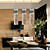  Artistic Pendant Light with 3 Lights - Cylinder Shade