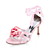  Satin Stiletto Heel Sandals With Satin Flower Wedding / Party Evening Shoes (More Colors Available)