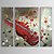  Hand-painted Oil Painting Abstract Oversized Wide Set of 3