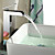  contemporanea cascata cromata lavandino rubinetto del bagno (alto)