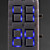  Montre LED, Sans Cadran, Unisexe - Blanche