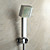  Messing LED Dusche Wasserhahn mit 10-Zoll Duschkopf + Handbrause