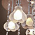  Lámpara Chandelier de Cristal con 9 Bombillas - DETMOLD
