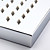  55×23cm A Grade ABS Chrome Finish Rain Shower Head