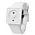  Paire de Montres Tendances, En Silicone - Blanche et Noire