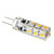  G4 2W 160-180LM 3000-3500K Warm White Light Resin LED Corn Bulb (12V)
