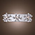  K9 Crystal Flush Mount with 3 lights in Square