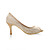  BAKA - Pumps Hochzeit Pfennigabsatz Spitze Glänzender Glitter