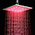  10 inch Brass Shower Head with Color Changing LED Light