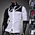  Men's Fashion Contrast Color 100% Cotton Shirt