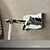  Sprinkle® by Lightinthebox - Chrome Finish Single Handle Widespread Wall Mount Solid Brass Bathroom Sink Faucet