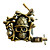  4 Guns Komplett empaistic Tattoo Machine Sett med LCD Power Supply