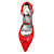 Satin Stiletto Pumps With Rhinestone For Wedding (More Colors)