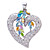  Nydelig Alloy Plating 23k gull med Cubic Zirconia kvinner Necklace (Flere farger)