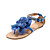 Leatherette Flat Heel Sandals / Flats With Satin Flower Beading Party & Evening Shoes (More Colors Available)