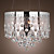  Stainless Steel 5-Light Pendant Light with Luxury Crystal Drops