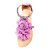  Leatherette Flat Heel Sandals / Flats With Satin Flower Beading Party & Evening Shoes (More Colors Available)
