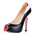  Leatherette Stiletto Heel Peep Toe Sandals / Pumps Party / Evening Shoes With Split Joint