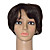  Lace Front Short Kinky Straight High Quality Synthetic Hair Wigs