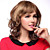  Capless Medium Curly 100% Human Hair Wigs