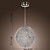  Modern Chandelier with 5 lights (Aluminum Shade)
