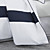  3PCS Splice Stripe 300TC Duvet Cover Set