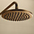  Antique Brass Tub Shower Faucet with 8 inch Shower Head + Hand Shower