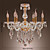  VINCENNES - Lustre Cristal com 6 Lâmpadas