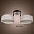  ARDS - Lampadario moderno in acrilico in cromo con 2 lampadine