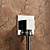  LED Thermostatic Contemporary Wall Mount Shower Faucet (Chrome Finish)
