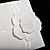  Floral Tri-fold Embossed Wedding Invitation (Set of 50)