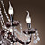  Crystal Chandelier with 6 Lights - Graceful Candle Featured Style