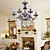  Crystal Chandelier with 6 Lights - Graceful Candle Featured Style