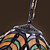  NORDENHAM - Lustre Tiffany com 2 Lâmpadas