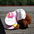  Pink Hoodie with Rabbit Bag for Dogs (XS-XL)